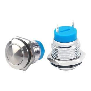 金属按钮开关16mm复位带灯自锁选择升降急停指示灯电梯一键启动停