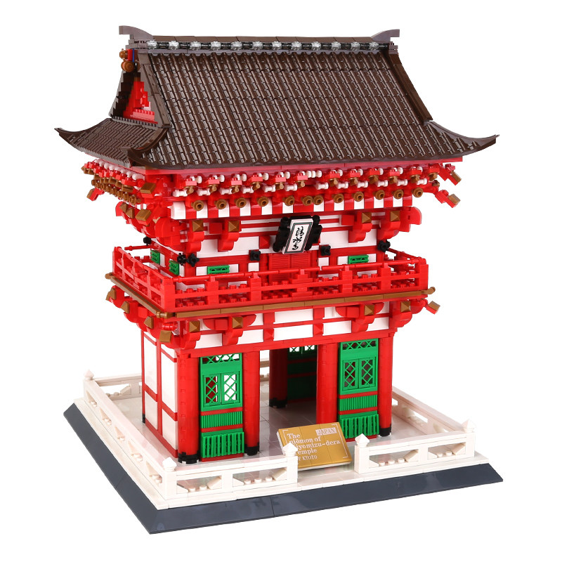 京都清水寺仁王门小颗粒积木