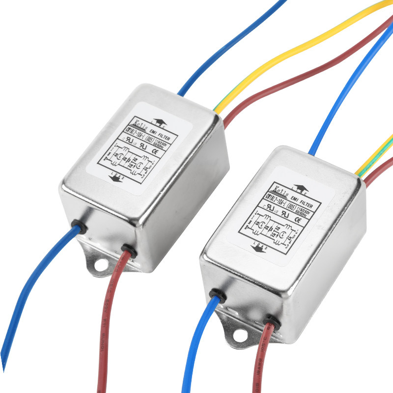 KEILS滤波器220V单相双极滤波器10A6A3A带线CW1BL2-10A-L(005)