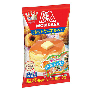 现货日本进口烘焙原料 森永松饼粉华夫饼粉煎饼早餐DIY蛋糕预拌粉