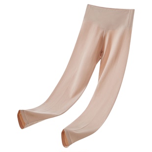 猫人大码秋裤女款德绒保暖裤加绒加厚胖MM打底无痕秋冬女士羊绒裤