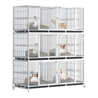 繁殖笼繁殖寄养双层带隔断猫笼子