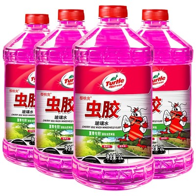 龟牌夏季去虫胶专用汽车玻璃水