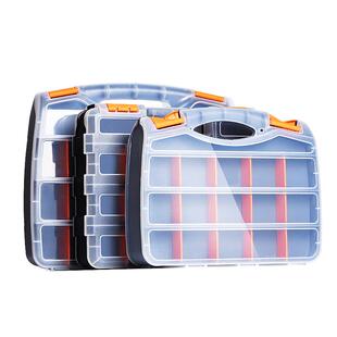 零件盒分类收纳盒塑料格子整理盒可拆卸分格配件小工具箱元件盒子