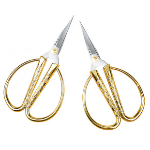 汪吾铨民间剪纸专用剪刀手工工具窗花办公美术生不锈钢尖头小剪子