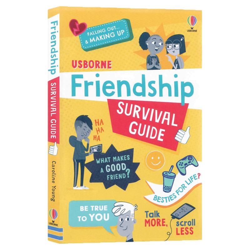 Usborne 友谊生存指南英文原版 Friendship Survival Guide 中小学生课外阅读英语读物书籍Caroline Young著作平装版