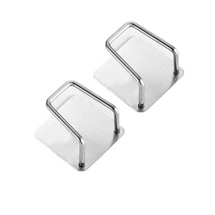 农村大锅盖收纳架壁挂神器免打孔挂钩强力粘胶土灶厨房家用不锈钢