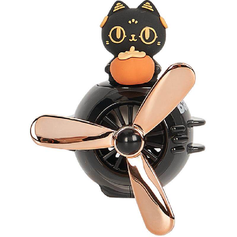 大英博物馆安德森猫车载香薰出风口汽车香氛车载饰品摆件男生礼物