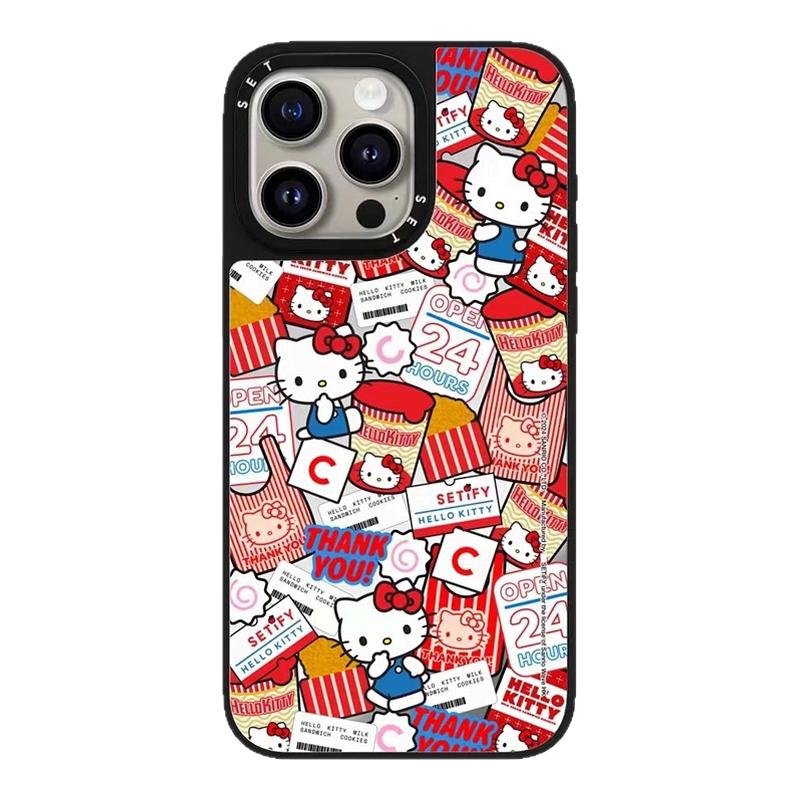 CASETiFiY联名三丽鸥杯面标签苹果17pro适用iPhone16Promax防摔手机壳15可爱14磁吸13卡通华强北平替潮牌少女