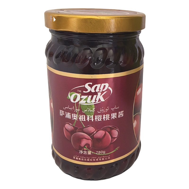 特价划算 新疆伊犁果酱 樱桃果酱 780g 早餐蘸酱 涂抹面包拌酸奶