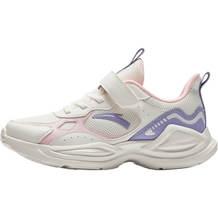 安踏儿童跑鞋女童鞋2026春秋新款大童软底运动鞋网面鞋子女孩春季