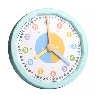 晨光钟表学习教具模型小学生学习认识钟表时间幼儿园专用三针联动