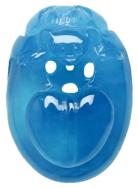 巴西海蓝宝石福贝如意挂绳坠吊坠