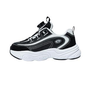 ROOKIE儿童运动鞋男童鞋子秋冬保暖纽扣中大童熊猫女童防滑老爹鞋