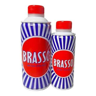 铜器不锈钢表面光亮剂巴素擦铜水brasso金属抛光膏擦亮膏去污清洁