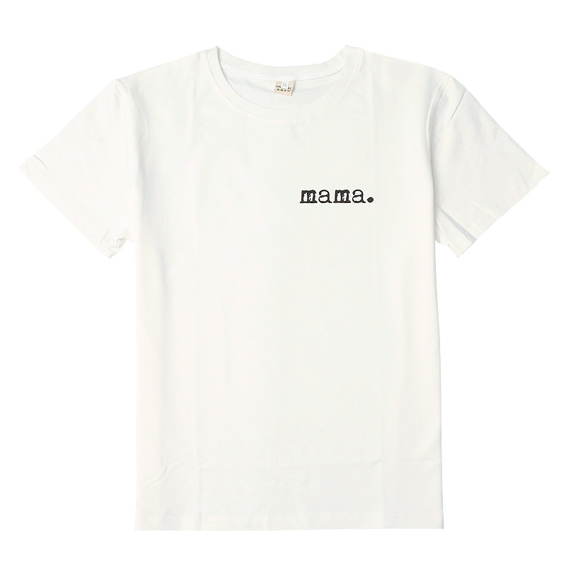亲子装 一家三口母女父子装短袖T恤休闲旅游拍照纯棉婴儿爬服夏装