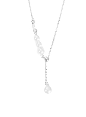 纯银流苏女奢小众高级感珍珠项链