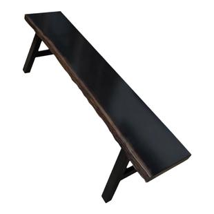 黑金檀条凳实木长板凳胡桃木奥坎椅子原木红木凳子换鞋中式木板凳