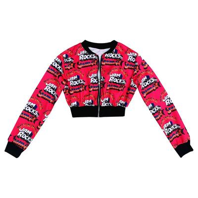 夹克机车外套女露脐女团演出服