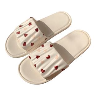 细细条 防臭浴室拖鞋女夏季室内居家用防滑踩屎感软底可爱凉拖鞋