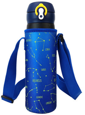 象印膳魔师夜光星座保温杯套保护套斜挎手提水杯套通用350 500ml