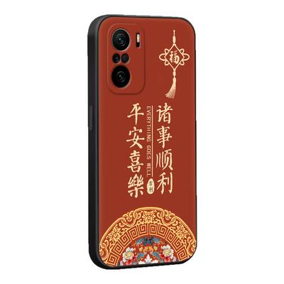 luckrider适用于红米k40新款防摔手机壳m2012k11ac全包保护套redmik40pro软硅胶男女外壳m2012k11c唯美民族风