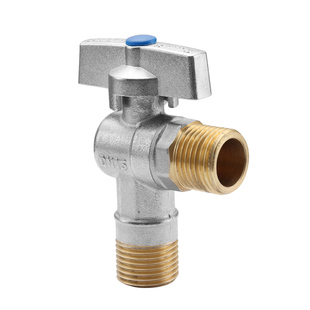 潜水艇球阀燃气热水器专用大流量通量进水全铜球芯角阀直通开关阀