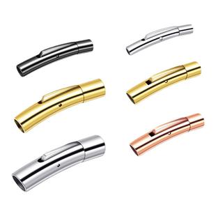 不锈钢按扣编织钢丝手绳扣子手工diy连接扣接口配件皮绳收尾扣头