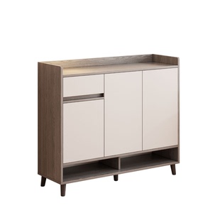 实木芯鞋柜80长90 100 120 140宽32高1米家用门口入户门玄关鞋架