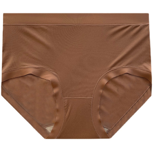 冰丝内裤女蚕丝抗菌裆中腰无痕薄款透气少女舒适学生包臀三角裤头