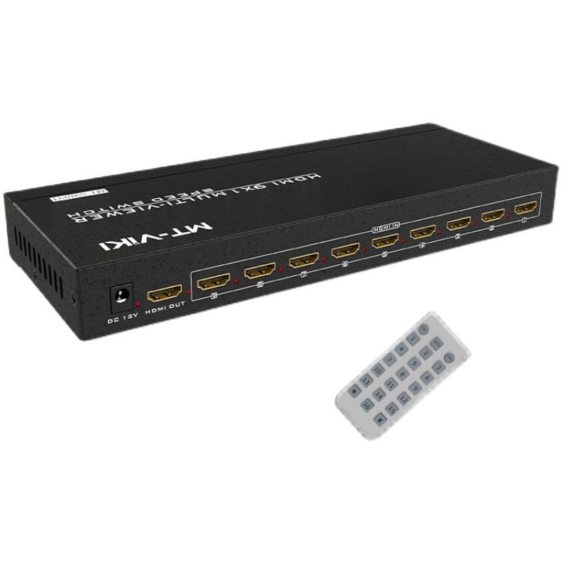 迈拓维矩8进1出hdmi分屏器高清
