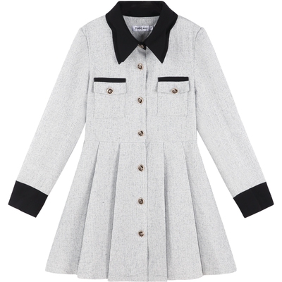 Palglg千金风A字裙连衣裙