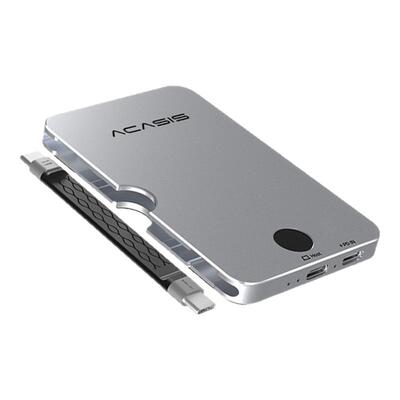 阿卡西斯nvme硬盘盒指纹加密磁吸