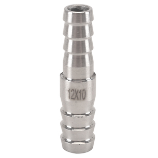 304不锈钢变径宝塔接头 插水软管大小头直通10/16/20/25/32双宝塔