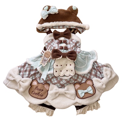 星辰幻想秋冬毛绒原创洋装lolita