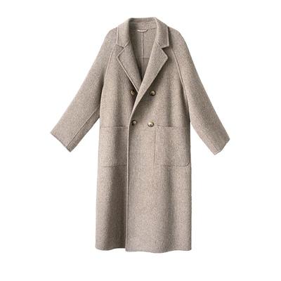 美拉德色羊毛大衣BACKTIMES初时