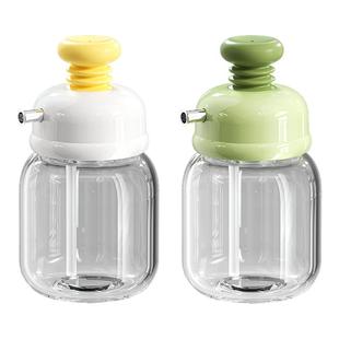 萌可按压控油瓶香油瓶食品级家用厨房不挂油防漏油壶油罐壶酱油瓶