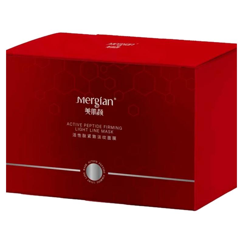 Mergian美肌颜活性肽紧致淡纹面膜补水保湿抗皱面膜30片专柜正品