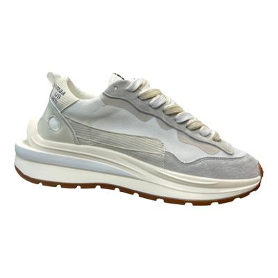 真皮厚底老爹鞋网面透气运动男鞋