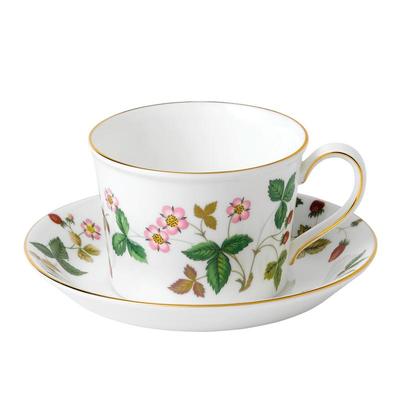 wedgwood骨瓷野草莓咖啡杯碟