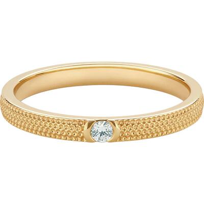 debeers戴比尔斯窄版黄金戒指