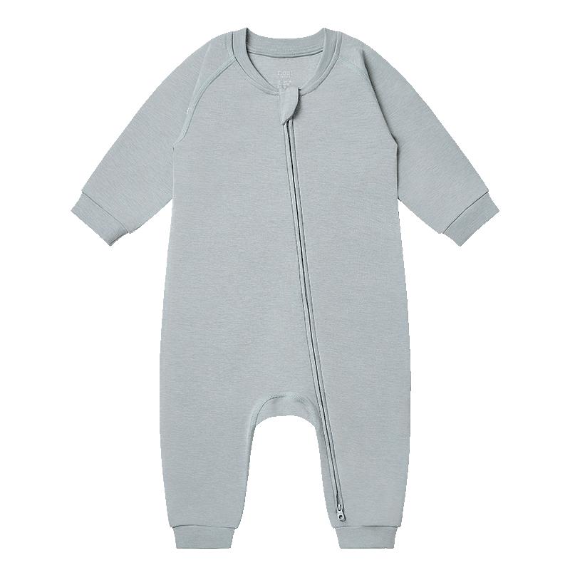 【新品】Nest Designs婴儿长袖连体衣秋冬天竹绒新生儿宝宝爬服