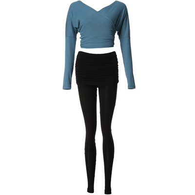 肚皮舞练功服显瘦莫代尔裤子套装