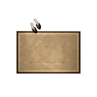 入户门地垫高级感pvc可擦免洗玄关地毯进门门口脚垫可自由裁剪