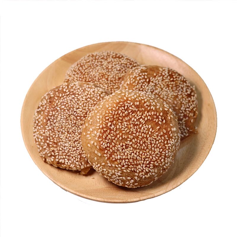 老北京风味椒盐麻酱烧饼盐酥油酥馅饼/烧饼/锅盔