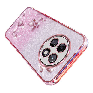 艾欧芭适用oppoa6plus手机壳oppo保护a6plus硅胶套5g镜头全包防摔PKQ110软壳opa闪粉玫瑰oppopkq指环支架花钻