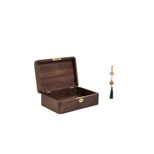 金条收纳盒高档精致放100g黄金专用木盒存十克金子带锁实木收纳箱