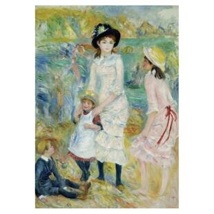 正品现货意大利Ricordi进口益智名画拼图 海边的孩子1000片雷诺阿