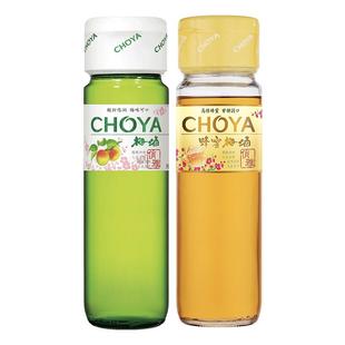 choya俏雅梅酒正宗青梅酒微醺果酒820ml+蜂蜜果酒750ml组合装