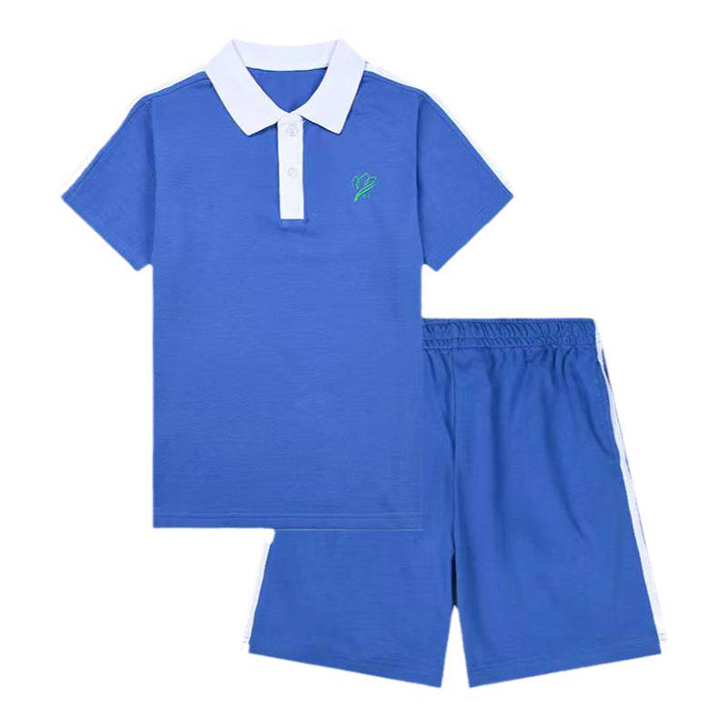 深圳市校服统一小学生速干夏季礼服男女短袖上衣短裤衬衣短裙套装